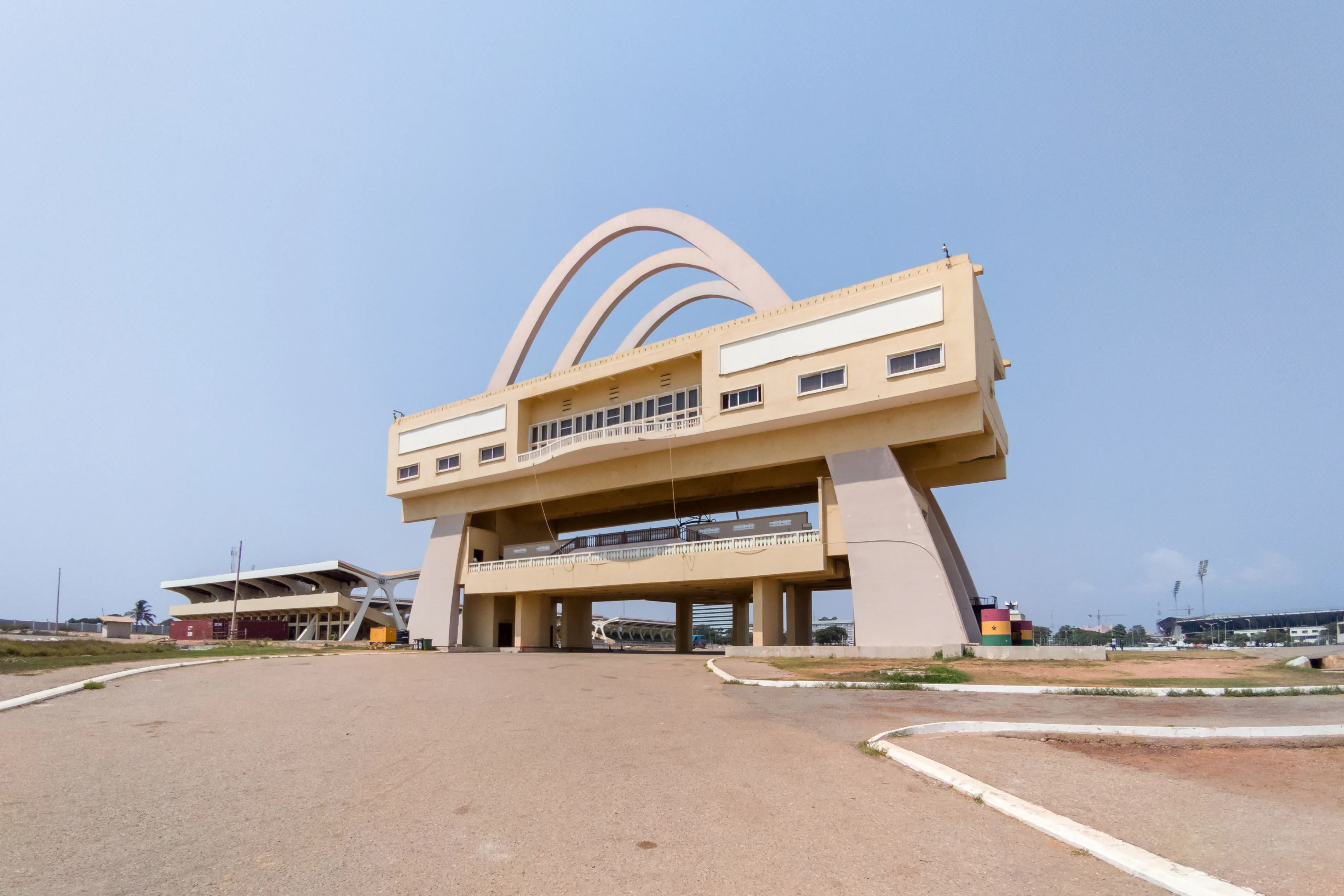 The Independence Arch at Black Star Square, Accra